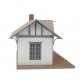 Golden Valley Depot -- Kit - 6-1/2 x 3-3/8 x 4′ 16.2 x 8.4 x 10cm, HO Walthers Cornerstone 3532