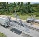 Modern Loading Racks pkg(4) -- Kit - Each 3-1/8 x 1-11/16 x 4′ 7.9 x 4.2 x 10.1cm, HO Walthers Cornerstone 4037