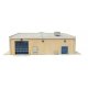 Hardware and Lumber Store -- Kit - Main Building: 8-7/8 x 9-15/16 x 2-13/16′ 22.5 x 25.2 x 7.1cm, HO Walthers Cornerstone 4119