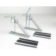Modern Loading Racks pkg(4) -- Kit - Each 3-1/8 x 1-11/16 x 4′ 7.9 x 4.2 x 10.1cm, HO Walthers Cornerstone 4037