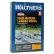 Modern Loading Racks pkg(4) -- Kit - Each 3-1/8 x 1-11/16 x 4′ 7.9 x 4.2 x 10.1cm, HO Walthers Cornerstone 4037