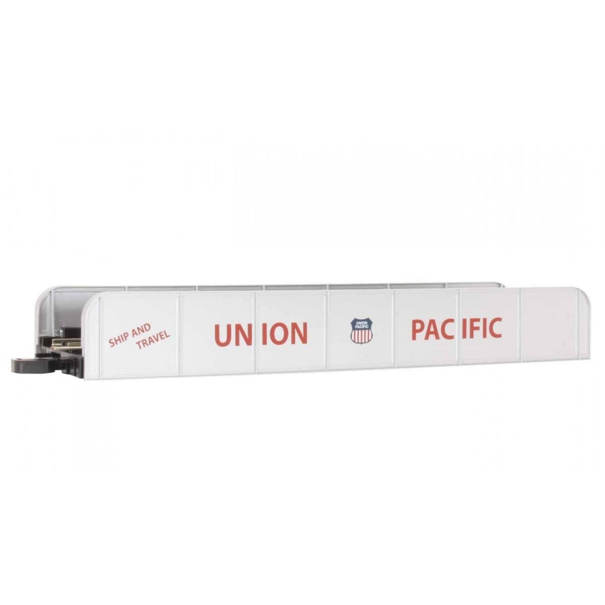 Girder Bridge - E-Z Track(R) - Assembled -- Union Pacific (silver, red) - 10-1/2′ 26.7cm Long, HO Bachmann Industries 44602