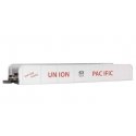 Girder Bridge - E-Z Track(R) - Assembled -- Union Pacific (silver, red) - 10-1/2′ 26.7cm Long, HO, Bachmann Industries 44602