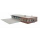 Cross-Dock Truck Facility -- Kit - 16-5/16 x 19-3/16 x 3-1/8′ 41.4 x 48.7 x 7.9cm, HO Walthers Cornerstone 4131