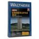 Concrete-Style Silo -- Kit - 1-5/8′ x 5-1/2′ 42 x 142cm, HO Walthers Cornerstone 3332