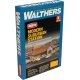 Modern Suburban Station -- Kit - 5-3/4 x 3-5/8 x 1-3/4′ 14.6 x 9.2 x 4.4cm, N Walthers Cornerstone 3887