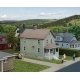 Two-Story Frame House -- Kit - 3-3/8 x 1-1/2 x 2-3/8′ 8.6 x 4 x 5.9cm, N Walthers Cornerstone 3888