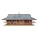 Pennsylvania System Brick Combination Station -- Kit - 12-5/8 x 6 x 3-15/16′ 32 x 15 x 10cm, HO Walthers Cornerstone 3553