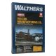 Vulcan Manufacturing Company -- Kit - 9 x 9-3/8 x 8′ 22.9 x 23.8 x 20.3cm, HO Walthers Cornerstone 3045