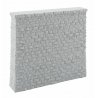 Double-Track Railroad Bridge Stone Pier - Resin Casting -- Approximate dimensions: 5-3/4 x 1-3/16 x 5-3/16′ 14.6 x 3 x 13.1cm,