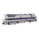GE Dash 8-32BWH - ESU(R) Sound & DCC -- Amtrak(R) 509 - Phase IV (silver, blue stripe, red & wh, HO, WalthersMainline 19564
