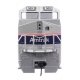 GE Dash 8-32BWH - ESU(R) Sound & DCC -- Amtrak(R) 509 - Phase IV (silver, blue stripe, red & wh, HO, WalthersMainline 19564