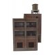 George Roberts Printing Company -- Kit - 12-3/4 x 7-1/2 x 9′ 31.6 x 19.3 x 22.9cm, HO Walthers Cornerstone 3046