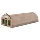 Converted Quonset Hut -- Kit - 6-9/16 x 2-3/4 x 2-1/8′ 16.6 x 6.9 x 5.3cm, HO Walthers Cornerstone 3561