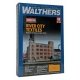 River City Textiles Background Building -- Kit - 12-7/8 x 2-3/8 x 11-1/8′ 32.1 x 5.9 x 27.8cm, HO Walthers Cornerstone 3178