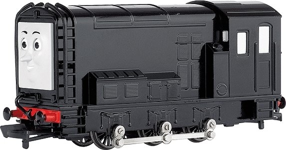 Diesel Engine - Thomas & Friends(TM) -- Black, White Face, HO, Bachmann Industries 58802