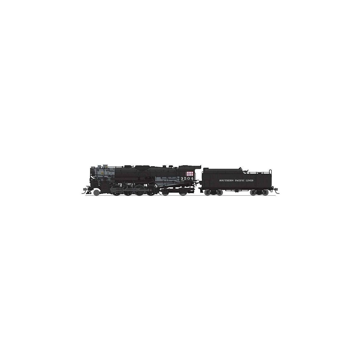 Class T1a 2-8-4 Berkshire Square Tender - Sound, DCC and Smoke - Paragon4(TM -- Southern, HO, Broadway Limited Imports 7901