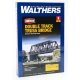 Double-Track Truss Bridge -- Kit - 10 x 2-3/4 x 2-3/4′ 25 x 6.8 x 6.8cm, N Walthers Cornerstone 3242