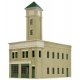 Two-Bay Fire Station -- Kit - 8 x 4-7/8 x 5-1/2′ 20.3 x 12.4 x 14cm, HO Walthers Cornerstone 4022