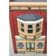 Perfect Perk Cafe -- Kit - 3-1/8 x 5-1/2 x 4-1/2′ 7.9 x 13.9 x 11.4cm, HO Walthers Cornerstone 3468