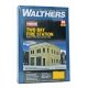 Two-Bay Fire Station -- Kit - 8 x 4-7/8 x 5-1/2′ 20.3 x 12.4 x 14cm, HO Walthers Cornerstone 4022