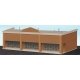 Modern Shopping Center I -- Kit - 10-1/2 x 4-15/16 x 3-1/2′ 26.6 x 12.5 x 8.8cm, HO Walthers Cornerstone 4115