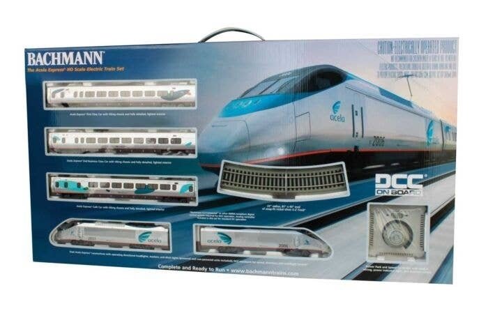 Acela Train Set - DCC -- Amtrak, HO, Bachmann Industries 1205