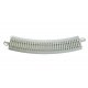 Curved Track with Nickel Silver Rail, Gray Roadbed, Concrete Ties - E-Z Trac -- 22′ 55.9cm Radius pkg(4), HO Bachmann Industri