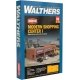 Modern Shopping Center I -- Kit - 10-1/2 x 4-15/16 x 3-1/2′ 26.6 x 12.5 x 8.8cm, HO Walthers Cornerstone 4115