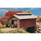 Willow Glen Covered Bridge -- Kit - 8-1/2 x 3-1/2 x 3-1/2′ 21.2 x 8.7 x 8.7cm (At Roof), HO Walthers Cornerstone 3652
