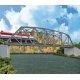 Arched Pratt Truss Railroad Bridge -- Double-Track Kit - 23 x 5 x 5-1/4′ 58.4 x 12.7 x 13.3cm, HO Walthers Cornerstone 4522