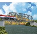 Arched Pratt Truss Railroad Bridge -- Double-Track Kit - 23 x 5 x 5-1/4′ 58.4 x 12.7 x 13.3cm, HO, Walthers Cornerstone 4522