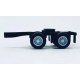 American Style Semi Trailers (Trailer Only) -- 2-Axle Converter Dolly, HO Herpa Models 460010