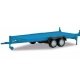 2-Axle Trailer -- For Cars or Pick-Ups, HO Herpa Models 52450