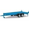 2-Axle Trailer -- For Cars or Pick-Ups, HO Herpa Models 52450