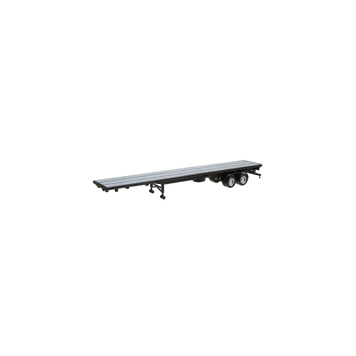 Semi Trailer (No Tractor) -- 48′ Flatbed Trailer, HO Herpa Models 5294