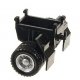 Semi Trailer (No Tractor) -- Single-Axle Trailer Chassis, HO Herpa Models 5301