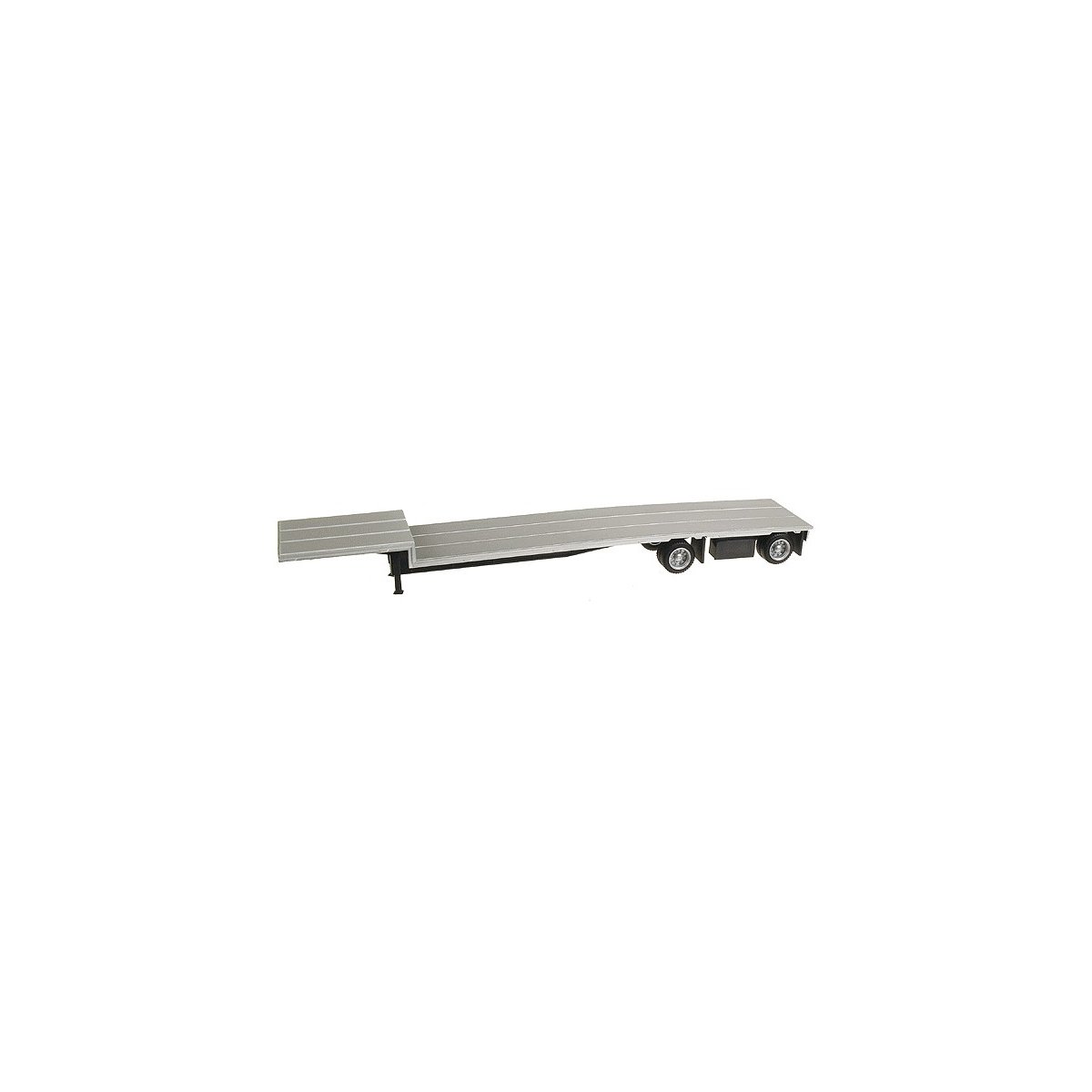 48′ Spread-Axle Drop Deck Trailer w/Toolbox, HO Herpa Models 5331