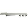 48′ Tri-Axle Drop Deck Trailer -- Includes Aluminum Deck, HO Herpa Models 5332