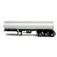 Trailer Only (No Tractor) -- Tri-Axle Elliptical Tank Trailer - Undecorated, HO Herpa Models 5353