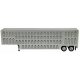 48′ Livestock Trailer - Assembled -- Silver, HO Herpa Models 5354