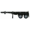 20′ Container Chassis - Assembled -- Black, HO Herpa Models 5440