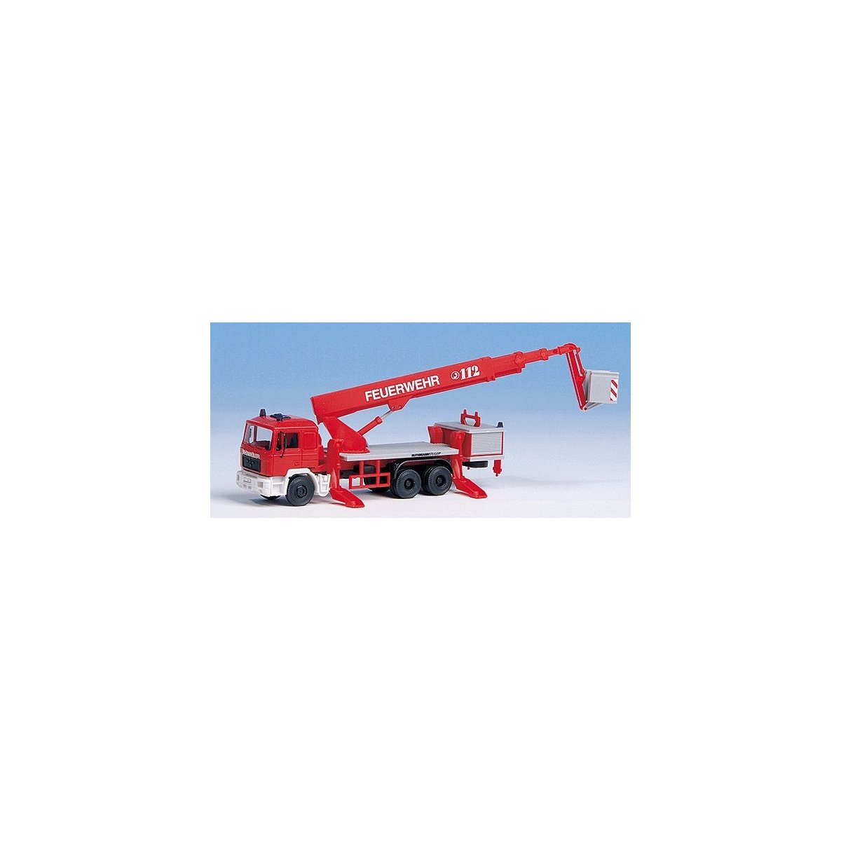 European Emergency -- Man w/Ruthman Crane & Personnel Basket, Fire Department - Kit, HO Kibri 18273