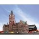 Milwaukee Everett Street Station and Train Shed -- Kit - Station Measures: 25-5/32 x 8-13/32 x 22′ 63.8 x 21.3 x 55.8cm, HO Wa