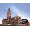 Milwaukee Everett Street Station and Train Shed -- Kit - Station Measures: 25-5/32 x 8-13/32 x 22′ 63.8 x 21.3 x 55.8cm, HO, W