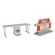 Skyview Drive-In Theater -- Kit - Screen Holds Most 7′ Tablets (7-7/8 x 5-5/16 x 9/32 to 15/32′), HO Walthers Cornerstone 34