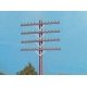 Railroad Telephone Pole Crossarms Only - Brown Plastic -- Set of 72 Fits 628-30, or -40 (Both sold sep, HO, Rix Products 31
