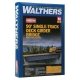 90′ Single-Track Railroad Deck Girder Bridge -- Kit - 12-7/16 x 1-3/16 x 1-3/16′ 31.5 x 3.0 x 3.0cm, HO Walthers Cornerstone