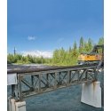 109′ Single-Track Pratt Deck Truss Railroad Bridge -- Kit - 15 x 2-5/8 x 3-1/8′ 38.1 x 6.6 x 7.9cm, HO Walthers Cornerstone 