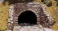 Culverts (Hydrocal Plaster Castings) pkg(2) -- Random Stone, All Scales, Woodland Scenics 1264